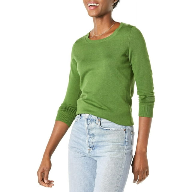 walmart Essentials Womens Lightweight Crewneck Sweater