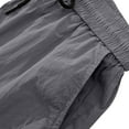 thumbnail image 6 of SGFCWSX Men's Outdoor UV - Protection Pants,Breathable Drawstring Water - repellent Elastic Waist Pants Dark Gray M, 6 of 8