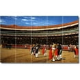 thumbnail image 1 of Ceramic Tile Mural-Jean Gerome Sports Painting 5. 40" w x 24" h using (15) 8 x 8 ceramic tiles, 1 of 3