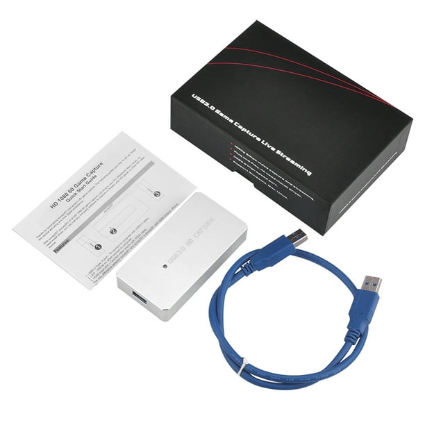 Ezcap Ezcap287p Usb 3 0 Hd Capture Card Video Game Recorder 1080p Live Streaming Converter Plug And Play For Xbox One Ps3 Ps4 Wii U Silver Walmart Com Walmart Com