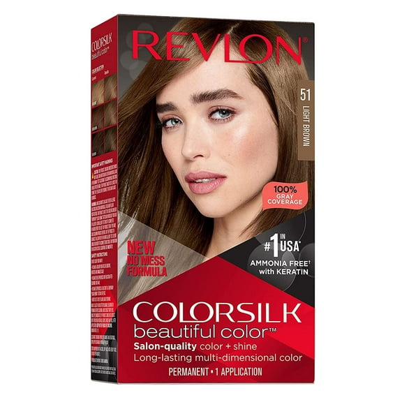 Revlon Colorsilk #51 Light Brown (Pack of 2)