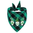 thumbnail image 2 of LSLJS St. Patrick's Day Dog Bandanas Dog Scarf Green Washable Scarf, Dog Collars, 2 of 2