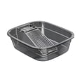 thumbnail image 3 of Lavabo de tabla de lavar, de lavado, portátil, práctico, ahorrador de espacio, ligero, para lavar ropa, dormitorio, tabla de fregar, lavadero Gris, 3 of 8