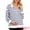 Blue, variant on DARING DIVA Women's Maternity Mock Neck Long Sleeve Half Zip Sweatshirt S Blue