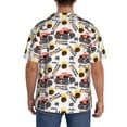 thumbnail image 3 of Susaid Monster truck Print Men's Polo Shirts Button Down Short Sleeve Casual Summer Beach Vintage Shirts for Men-XX-Large, 3 of 5