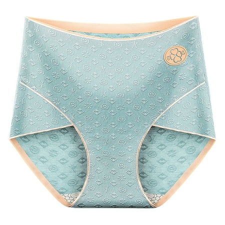 

Panties For Women High Waist And Abdomen Embossed Jacquard And Raise The Buttockspure Underwear Women