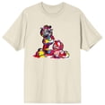 thumbnail image 5 of Garfield Nermal & Garfield Messy Paint Crew Neck Short Sleeve Natural Men's T-shirt-XXL, 5 of 7