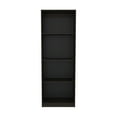 thumbnail image 4 of Nmkwnr 4 Shelves Wood Bookshelf Bookcase for Living Room, Office, Dark Brown, 4 of 5