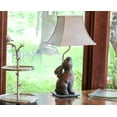 thumbnail image 2 of Slant Square Bell Hardback Lampshade with Washer Fitter, Stonewash, 2 of 2