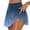 Blue, variant on gakvov Cargo pants For women Pleated Tennis Skirt For Women High Waisted Biker Shorts Athletic Stretchy Short Yoga Fake Two Piece Trouser Golf Skorts Skirts For Running Casual