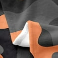 thumbnail image 6 of Army Camouflage All Season Bed Blanket Kids,Camo Fleece Throw Blanket Flannel Fuzzy Blanket for Boys Girls,Colorful Decor Microfiber Orange Black Grey Plush Blanket Room Decor Baby 30"x40", 6 of 6
