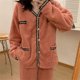 thumbnail image 1 of Conjunto de Pijama de terciopelo Coral para mujer, ropa de dormir de franela de manga larga, bonita, para invierno, novedad de 2022, 1 of 4