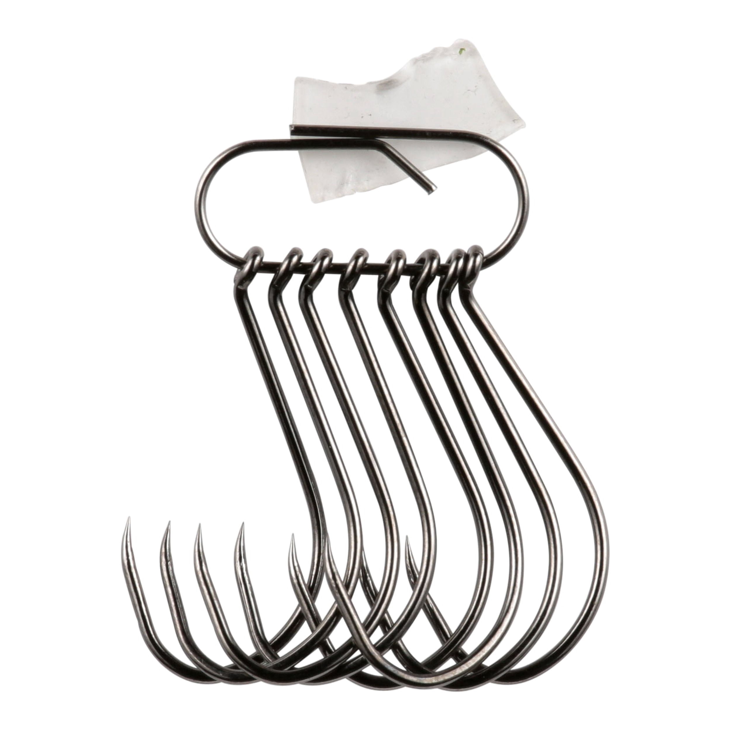 Lazer Sharp L2BBGH-1/0 Barbless Long Shank Octopus Hook, Size 1/0, 8 Pack