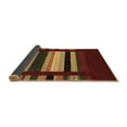 thumbnail image 2 of Ahgly Company Indoor Round Abstract Brown Contemporary Area Rugs, 8' Round, 2 of 4