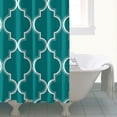 thumbnail image 4 of Boho Floral Shower Curtain 72x72 Inches - Tropical Leaves, Vintage Botanical Print, Waterproof Fabric for Chic Bathroom Decor, Modern Farmhouse & Bohemian Style, 4 of 5