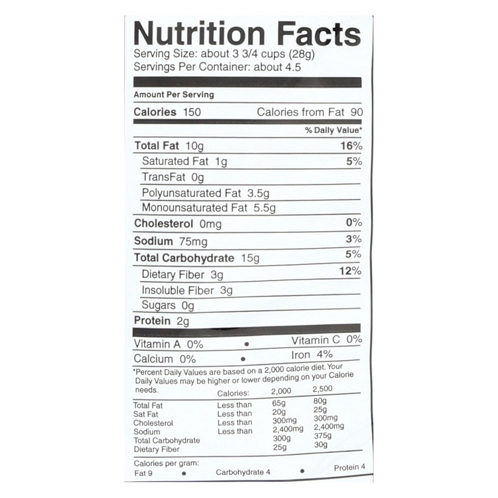 Skinny Pop Popcorn - Original - Case of 12 - 4.4 oz.