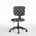 thumbnail image 3 of Room Revival Mesh Task Desk Office Chair, Black and White Hearts, 3 of 10