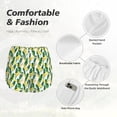 thumbnail image 6 of Lsque Banana Tree Leaves Printed Women's Running Shorts with Liner Pockets,Elastic Quick Dry Workout Athletic Gym Yoga Shorts,Womens High Waist Shorts-Medium, 6 of 9
