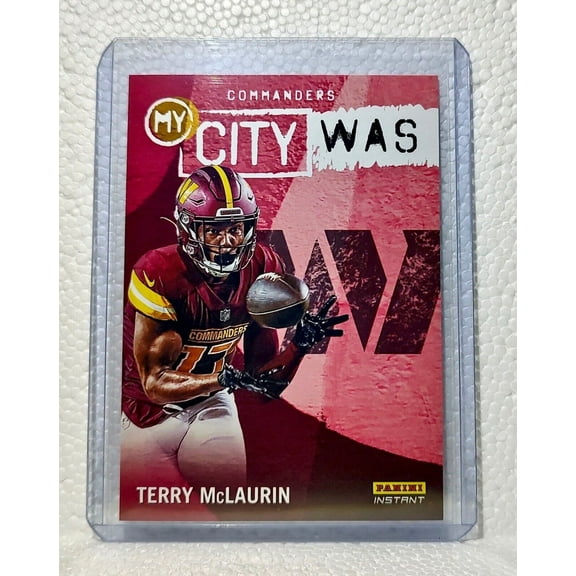 Terry McLaurin 2023 Panini NFL #20 My City Football Card Commanders 1/344