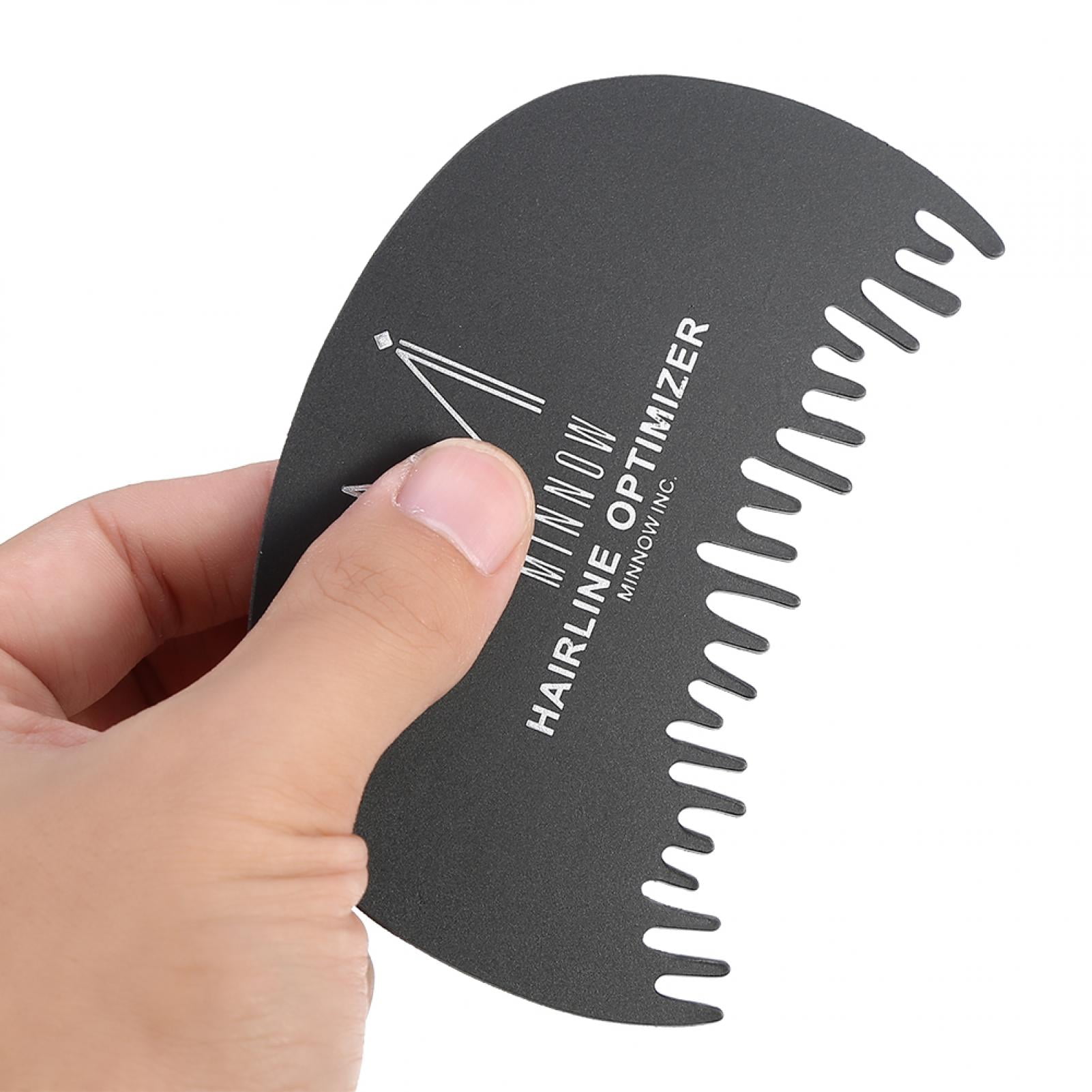 Domqga Hairline Comb, Hair Fiber Comb,Minnow Professional Hair Fiber Forehead Prehair Line