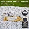 thumbnail image 4 of Solar Meerkat Sculpture with Gentle Night Light - Auto-Illuminating Outdoor Decor for Garden, 4 of 6