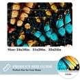 thumbnail image 2 of Butterfly Area Rugs: Polyester Non-Slip Machine Washable Floor Carpet Office Rug, 2 of 6