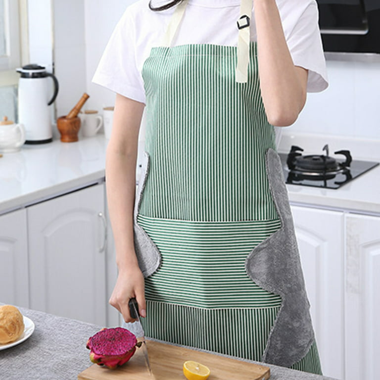 Personalized Made With Love Linen Apron, Custom Kitchen Cooking
