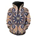 thumbnail image 1 of Sudadera con capucha y cremallera para hombre, estilo étnico exótico retro, gran oferta 2024, de manga larga, unisex, divertida, con capucha, ropa de calle, moda, 1 of 6