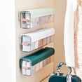 3 PCS Wall Mounted Transparent Storage Box,Multifunction Organizer ...
