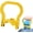 Yellow*1, variant on Anti Slip Water Lifter, 5 Gallon Water Bottle Holder with Dual-Mode Carry, Ergonomic Heavy-Duty Water Jug Handle for Home, Office, Gym