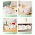 thumbnail image 6 of 4-Piece Plastic Storage Box Set for Dorm Room Organization | Student Book & Clothes Storage Bins | Stackable Toy & Snack Organizer with Handles | 10x6x6 Inches Each, 6 of 6