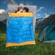 thumbnail image 3 of Saco de dormir para camping, mochilero o senderismo. Saco de dormir impermeable para adultos o adolescentes. Camión, tienda de campaña o colchoneta 28 kg 2 personas Sunnimix Almohadilla para dormir al aire libre, 3 of 8