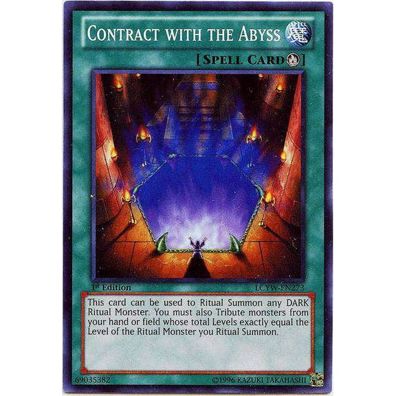 YuGiOh Legendary Collection 3 Common Contract with the Abyss LCYW-EN273