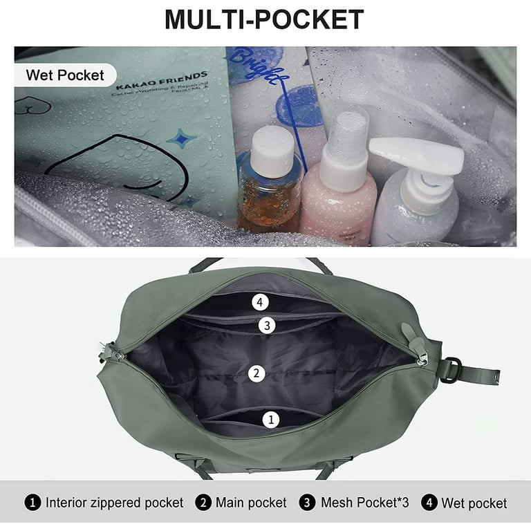 HYC00 Travel Duffel Bag,Sports Tote Gym Bag,Shoulder Weekender