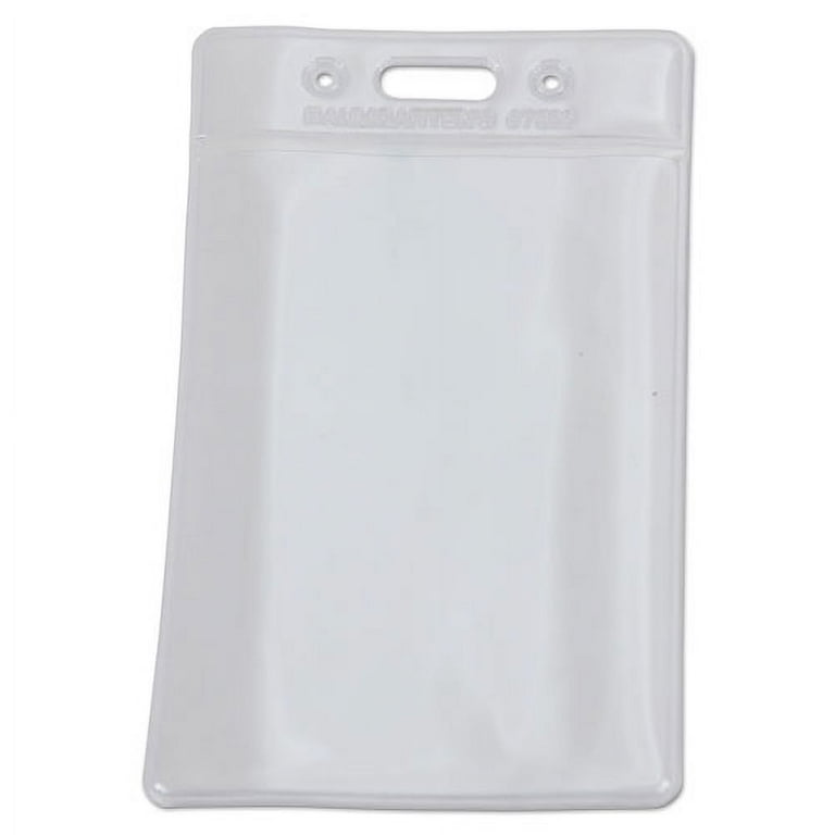 SICURIX Badge Holder, Vertical, 2.75 x 4.13, Clear, 12/Pack SICURIX Badge Holder, Vertical, 2.75 x 4.13, Clear, 12/Pack