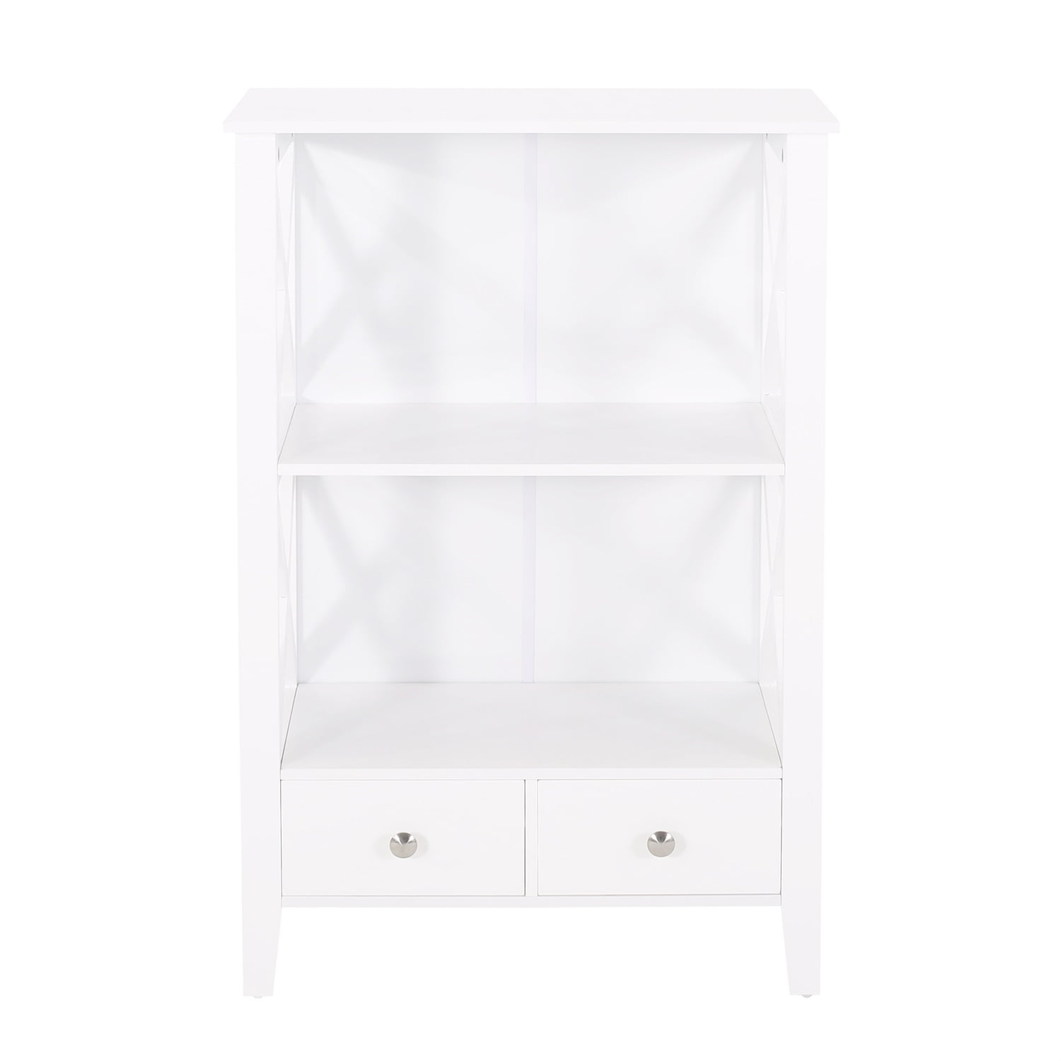 Kadyn Floor Storage Rack, Bathroom Storage Rack with Drawers, Modern Accent Storage Cabinet with Drawers, White Kadyn Floor Storage Rack, Bathroom Storage Rack with Drawers, Modern Accent Storage Cabinet with Drawers, White