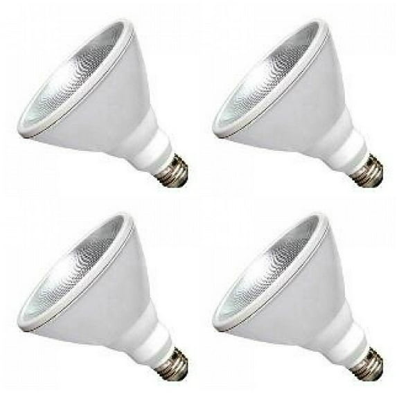 (case of 4) GE 76226 PAR38 Metal Halide HID bulb, CMH23PAR38/WFL/ECO, 23 watts, 1400 lumens, E26 medium base, 3000K