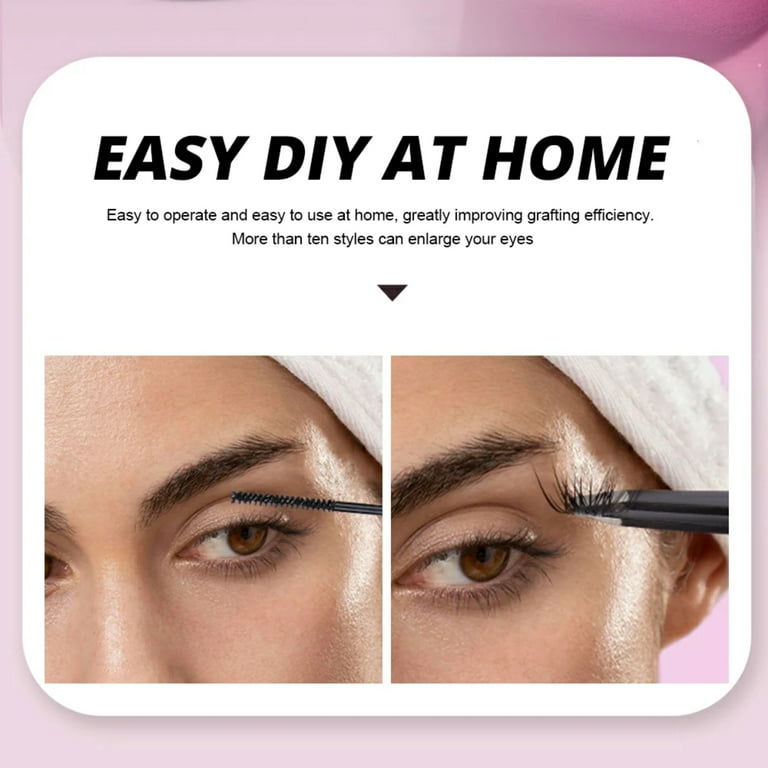 DEKAXID  MASSCAKU 12 Rows DIY lashes Cluster 30D40D False Eyelashes Heat Bonded Premade Fans Individual Natural Segmented Lash Clusters