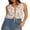 Milky, variant on Michellecmm Women's Summer V Neck Tank Tops Cute Floral Print Sleeveless Tie-up Front Vest Shirts