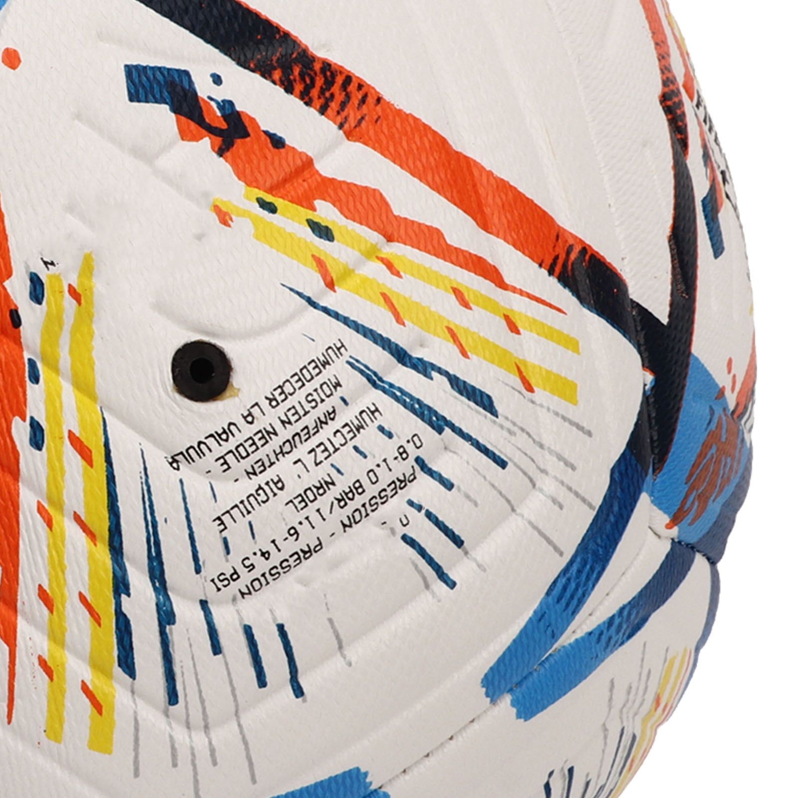 NFTIGB Premium PU Soccer Ball Size 4 Football Training Balls for Adult and Youth Professional Team Match Play Colorful Bright Pattern Design (7.87 inches / 20 cm) Great for Outdoor Sports