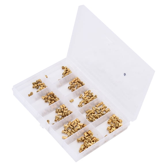 Embedment Nuts, M2 M2.5 M3 Knurled Nut Multiple Sizes  For Electronic Products