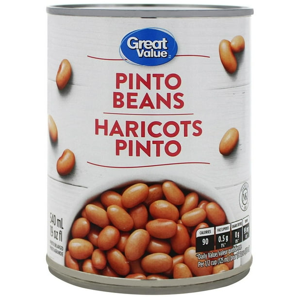 Great Value Pinto Beans, 540 mL Walmart.ca
