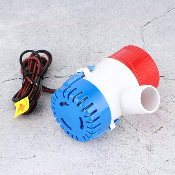 Bomba de achique marina, 1100 GPH, 12 V, sumergible, accesorio marino, estética elegante