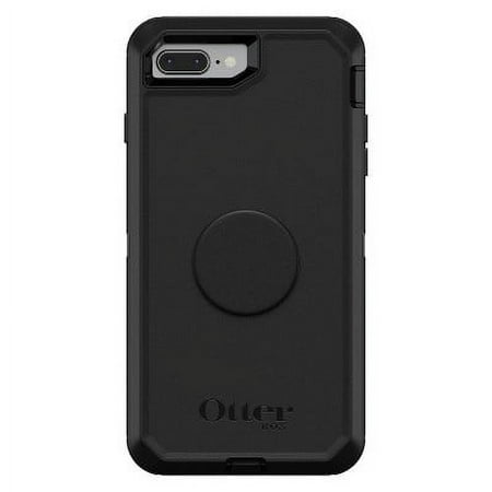 OtterBox Apple iPhone 8 Plus/7 Plus Otter + Pop Defender Case (With PopTop) - Black