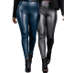 thumbnail image 1 of Set de 2 Leggins Moda Elegante Casual Mujer Mallones Vinipiel, 1 of 5