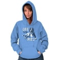 thumbnail image 4 of Life Is Pits Pitbull Dog Rescue Puppy Unisex Plus Fleece Graphic Hoodie Brisco Brands 2X, 4 of 5