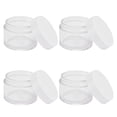 thumbnail image 3 of Juego de 4 recipientes reutilizables para lociones cosméticas, tarros redondos transparentes de 30 g para cremas de maquillaje, 3 of 8