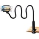 thumbnail image 1 of Soporte con clip para teléfono celular, con agarre, brazo largo flexible, abrazadera de montaje con cuello de cisne para iPhone X/8/7/6/6s/5 Samsung S8/S7, utilizado para cama, escritorio (negro) 39.37 pies ER, 1 of 5
