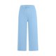 thumbnail image 5 of Pantalones de Cintura Elástica de Pierna Ancha para las Mujeres, Cordón de Lino Casual, Pantalones Recortados para las Mujeres, 5 of 7