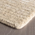 thumbnail image 3 of Dash & Albert Cut Stripe Hand Knotted Viscose/Wool Rug, 10' x 14', Ivory, 3 of 6